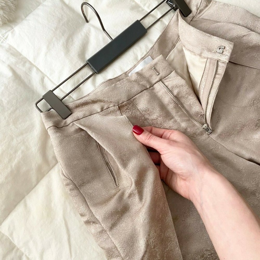 DOO.RI $2K Overlay Panel Cropped inside out Pants